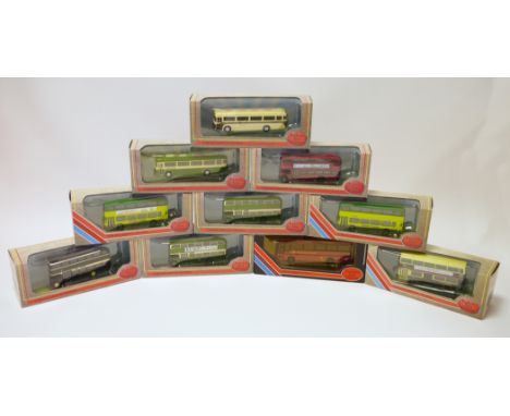 EFE (Exclusive First Editions) die cast model buses, to include Alexander Y Type Eastern Scottish 22707, Plaxton Coach East K