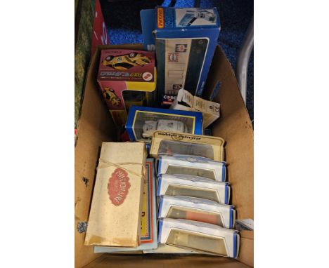 Collection of mixed toys including boxed Revell chaparral II model kit (unchecked), boxed Fujimi super marine Spitfire MK-V m