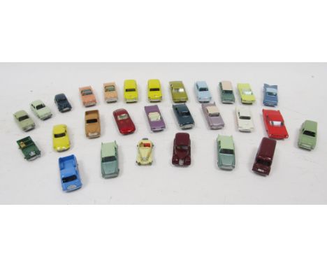 Collection of Lesney Matchbox model vehicles&nbsp;to include two Ford Zodiac convertibles, no.39 with green interiors and bas