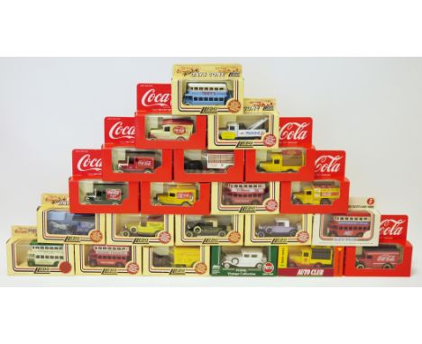 One box of Lledo die-cast model vehicles and other similar, boxed, including: promotional models, Days Gone, seven Coca-Cola 