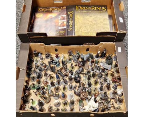 Lord of the Rings - collection of approximately 124 Eaglemoss, New Line Cinema 'The Lord of the Rings' hand painted cast lead
