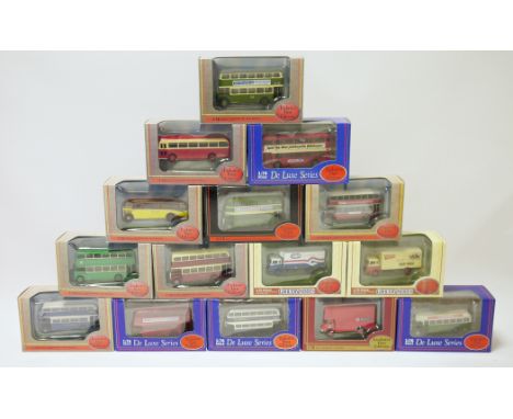 One box of Exclusive First Editions die-cast 1:76 scale model vehicles, boxed, including four De Luxe Series models, various 