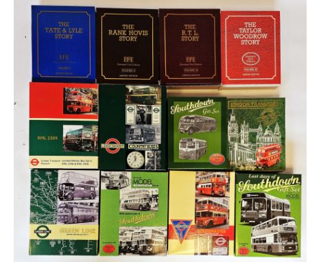 Boxed EFE 'Exclusive First Editions ' diecast limited edition gift sets including four London Transport Museum sets, two Sout
