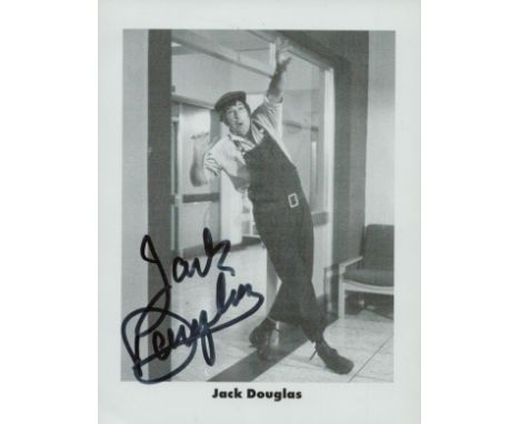 JACK DOUGLAS Carry On Actor signed vintage Photo. Good condition. All autographs come with a Certificate of Authenticity. We 