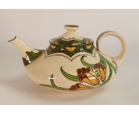 Royal Doulton Teapot in Pattern D3434 Art Nouveau Lillies