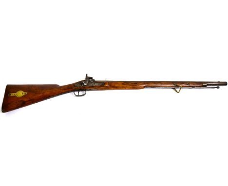 A 19th Century Percussion Sporting Gun for a Boy, the 59cm steel barrel with V rear sight, double struck HAS 189, the lock pl