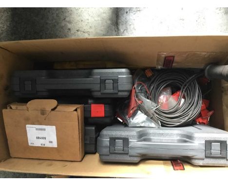 Sundry diagnostic tools and garage equipment