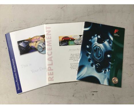 MGF unused Service Book &amp; Replacement Service Books (3)