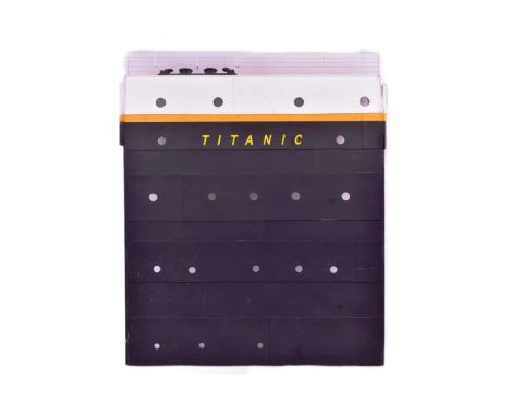 RMS Titanic - Titanic Centenary Collection (2011) - an original 1/20th scale miniature model photograph prop of Titanic's hul