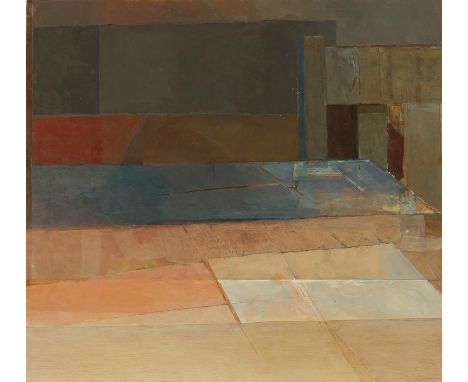 Brad Widness (American, 20th/21st c). Mixed media work titled "Chair - Form and Space," 2003. Signed, dated, and titled along