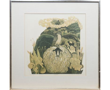 * BARBARA ROBERTSON,
HOROSCOPE
lithograph, signed in pencil, dated 71 and numbered 5/14
45cm x 41cm 
Mounted, framed and unde