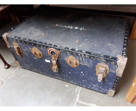 A BLUE CABIN TRUNK