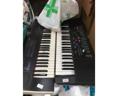 A CASIO KEYBOARD AND JVC KEYBOARD