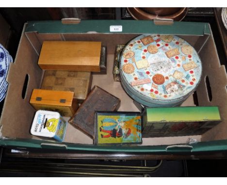 A COLLECTION OF VINTAGE TINS