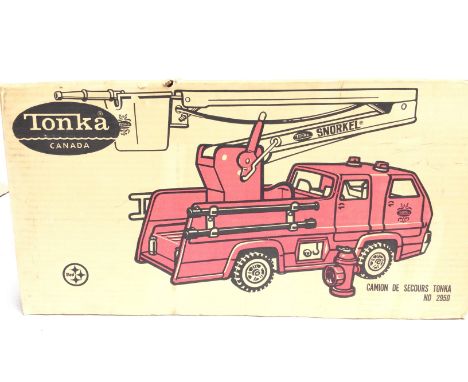 A Boxed Tonka Fire Engine.