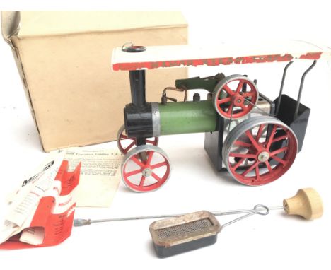 A Boxed Mamod Steam Tractor.
