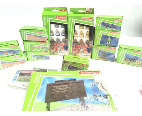 A Small Collection of Boxed Subbuteo. Boxes Worn.