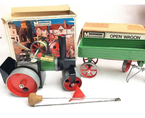 A Boxed Mahmoud Steam Roller and a Boxed Open Wagon.(2).