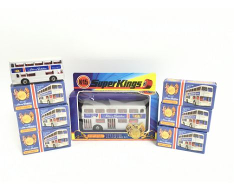 6 Matchbox silver Jubilee Buses and a Super Kings K-15. NO RESERVE