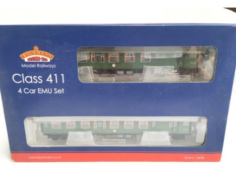 A Boxed Bachmann 00 Gauge Class 411 4 Car EMU Set. #31-425.