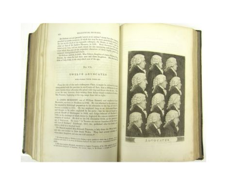 Kay, John  A Series of Original Portraits and Caricature Etchings. Edinburgh, 1842, 2 volumes, 8vo, 400 engraved plates (incl