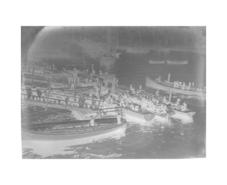 World War I, Battleships, glass plate negatives  55 glass plate negatives, each 12 x 16cm, showing First World War battleship