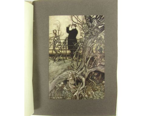 Rackham, Arthur - J.M. Barrie  Peter Pan in Kensington Gardens. London: Hodder & Stoughton, 1906. First edition, 4to., 50 mou