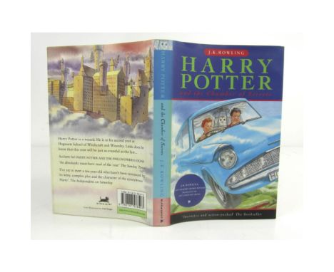 Rowling, J.K.  Harry Potter and the Chamber of Secrets. London: Bloomsbury, 1998. First edition, first issue (10-1 on title v