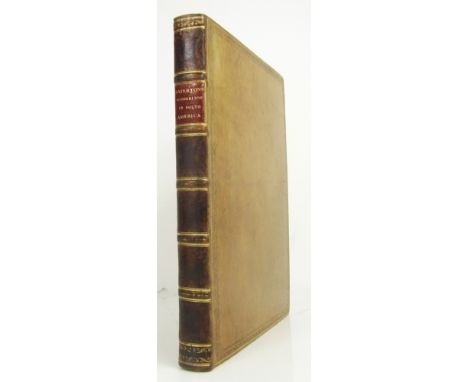 Waterton, Charles  Wanderings in South America. London: J. Mawman, 1825. First edition, 4to, engraved frontispiece, half-titl