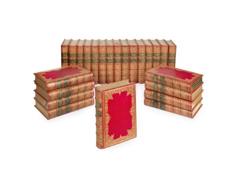 Scott, Sir Walter  The Waverley Novels. Edinburgh: Adam and Charles Black, 1886-1887. 24 volumes, 8vo, contemporary gilt tool