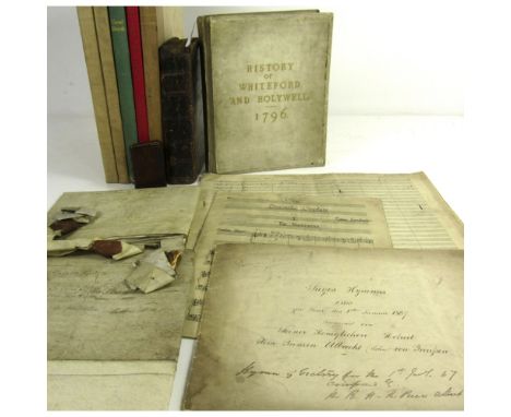 A collection of items including Pennant, Thomas  The History of the Parishes of Whiteford and Holywell. London: B & J. White,