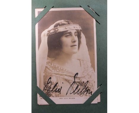 POSTCARDS, early 20th century onwards, Theatre and Acting related, majority of which are signed, examples to include Grace La