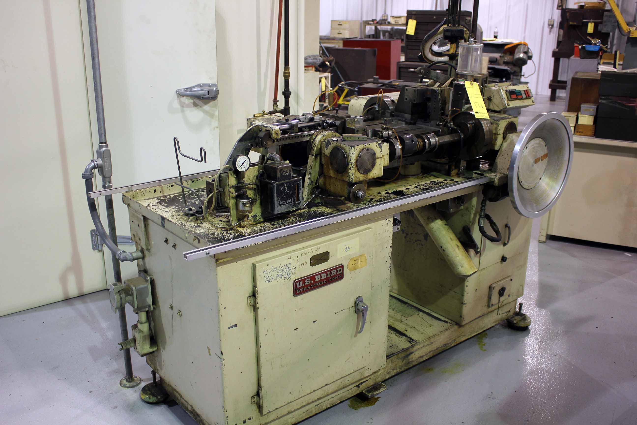 MULTISLIDE MACHINE, U.S. BAIRD MDL. 104 4SLIDE, large assortment of