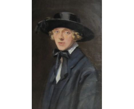 ARTHUR ROYCE BRADBURY ARWA (1892-1977)Portrait of a lady, wearing a hat and riding attiresigned 'A. Bradbury' (lower left)oil