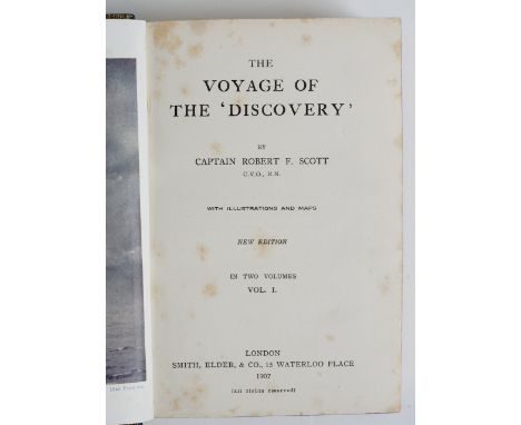 Scott (Capt. R F) The Voyage of The Discovery, 2 vols, 1907