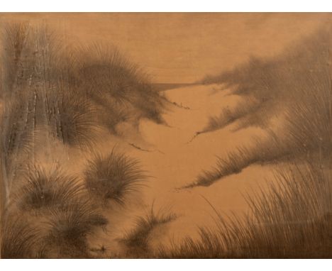 Hendrik Voskuyl (1893-1980)/Duinmeertje/lithograph, 38cm x 50cm