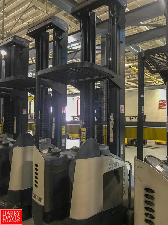 2006 Crown 4,500 LB Capacity High-Reach Electric Stand-Up Fork Lift