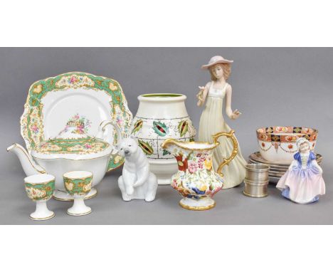 A Quantity of Decorative Ceramics, to include: a Paragon Pompador pattern part tea service, other tea wares, Hammersley cream