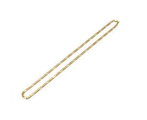 A 9 Carat Gold Fancy Link Chain, length 45.5cmGross weight 3.3 grams.