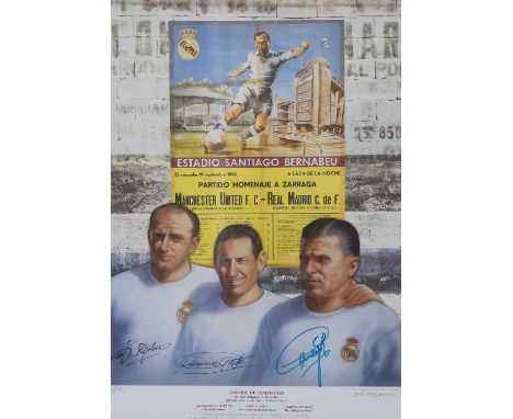 Manchester United Football Club Interest, a group of signed limited edition prints, including, Munich remembered, by Stewart 