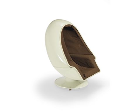 The Beatles: An Egg Chair Believed To Be Custom-Made By EMI,1969,the egg-form chair of plastic construction with latex tube s
