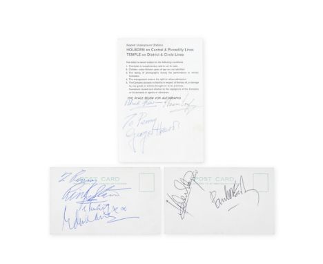 The Beatles: Autographs Obtained At Ready, Steady, Go!,1963,comprising: a 'Dancer' ticket, the reverse signed and inscribed T