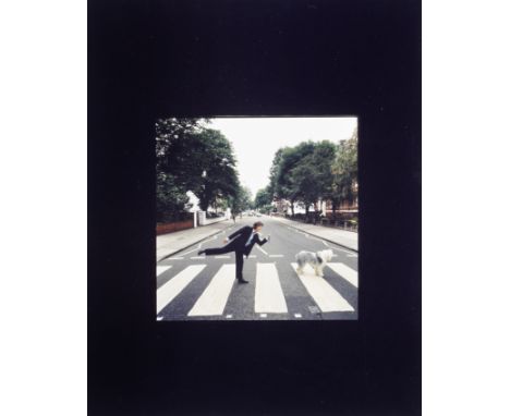 Iain Macmillan (British, 1938-2006): Paul Is Live,1993,original vintage photographic print depicting Paul McCartney crossing 