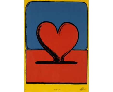 Martin Sharp (Australian, 1942-2013): All You Need,1969,no. 10/10, silkscreen in colours on acrylic, numbered , titled and si