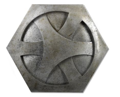 Doctor Who: An Original Hexagonal Roundel From The Console Room Of The Thirteenth Doctor's TARDIS,BBC, 2018-2022,the roundel 
