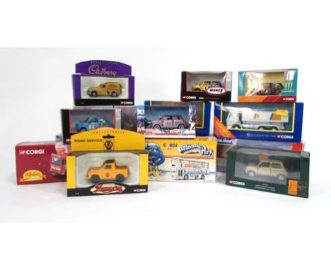 A collection of modern die cast vehicles by mainly Corgi, from various ranges, including Super Haulers and other limited edit
