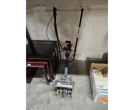 RYOBI ENGINE  GARDEN ROTAVATOR     