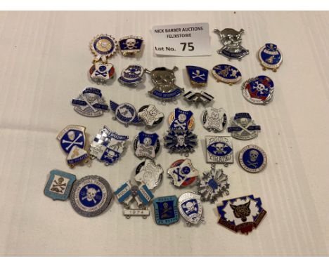 Speedway : Badges - Poole - nice lot 1960s - 1990s great lot/condition good (32)