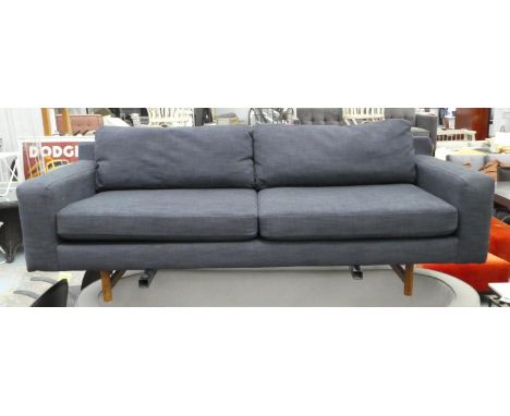 SOFA, mid 20th century style, 89cm D x 70cm H x 210cm. 