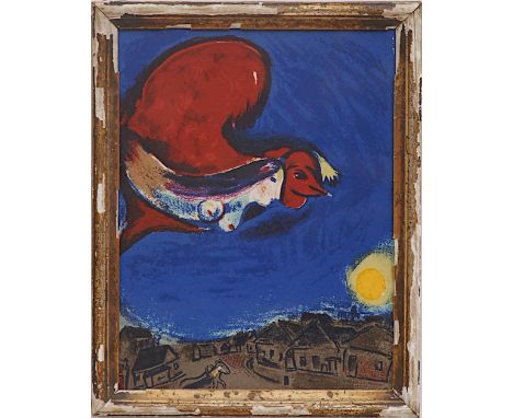 MARC CHAGALL 'Femme et Oiseau', lithograph, plate signed, ref.: Cramer 49, 25cm x 19cm, framed and glazed. (Subject to ARR - 